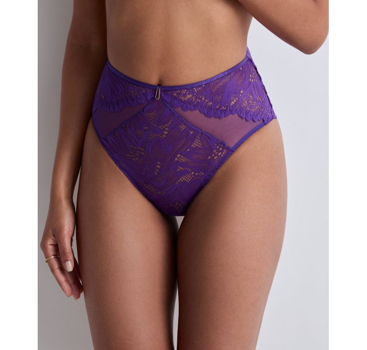 AUBADE PARIS flowermania koronkowe wysokie majtki coulotte