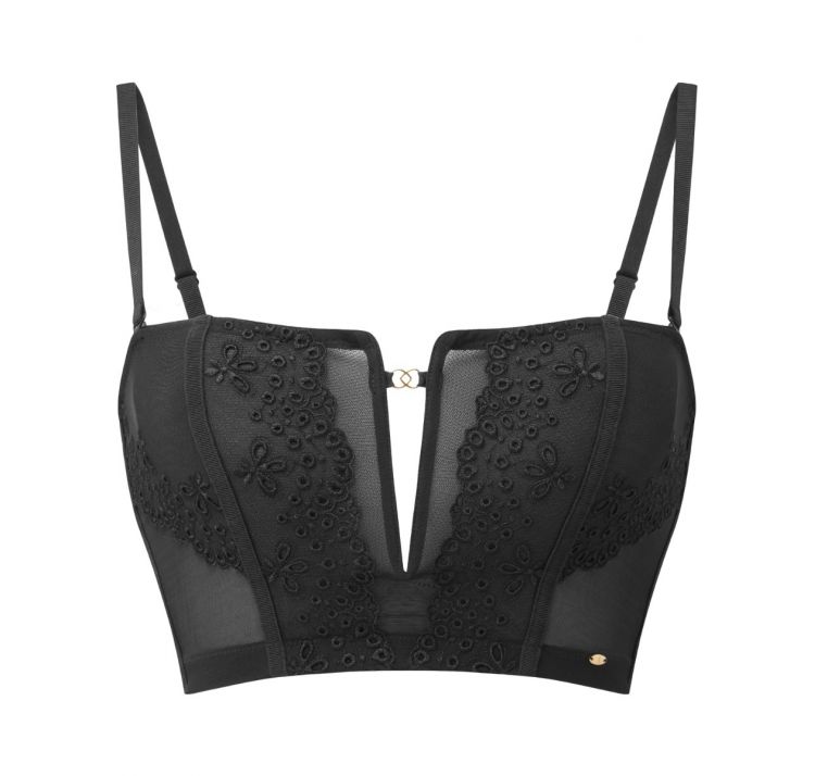GOSSARD rebel corset top haftowany gorsecik