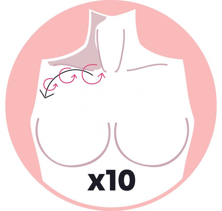 BRA TAPE bra tape szczotka do masaŻu biustu