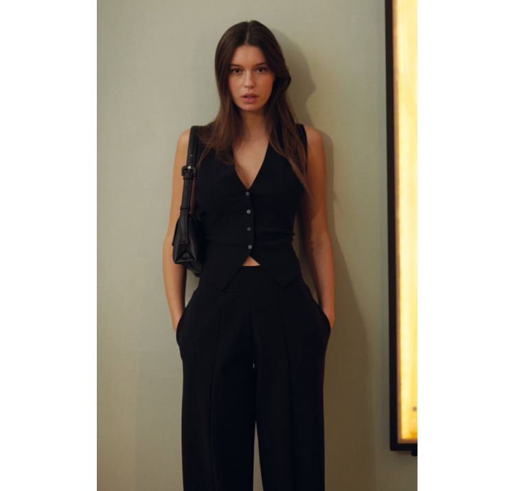 PAIN DE SUCRE gabie kamizelka zapinana na guziki