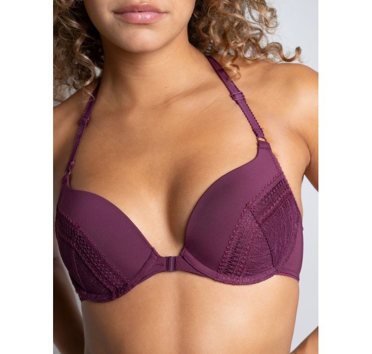 PASSIONATA leila koronkowy biustonosz push-up z ozdobnymi plecami