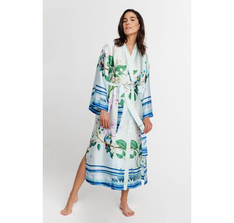 COEMI tranquil garden dŁugie kimono