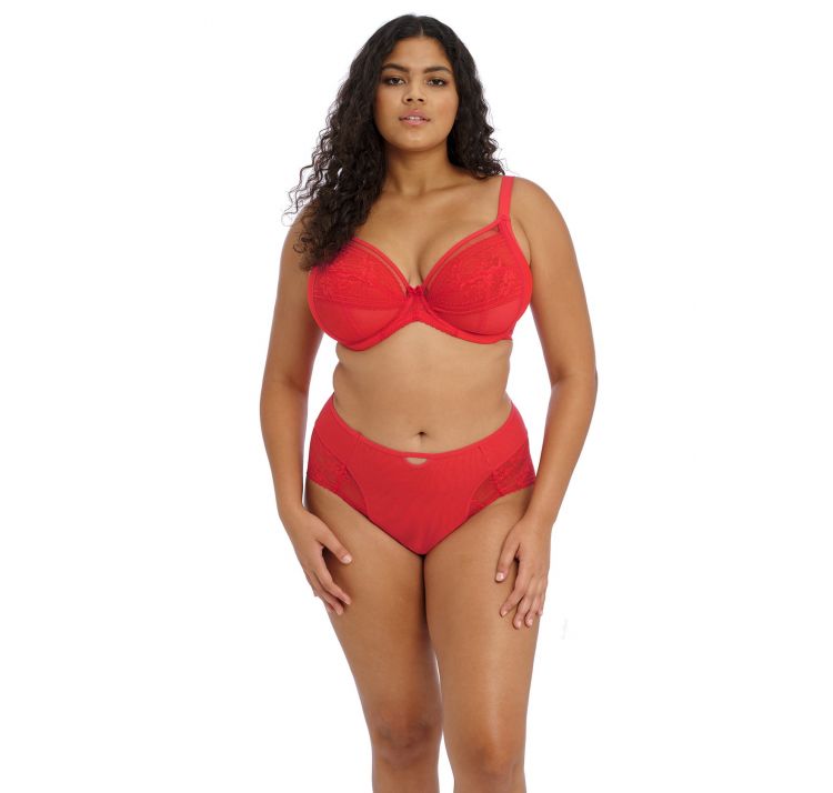 ELOMI kendra tiulowo-koronkowy biustonosz plunge bra