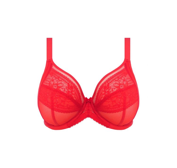 ELOMI kendra tiulowo-koronkowy biustonosz plunge bra