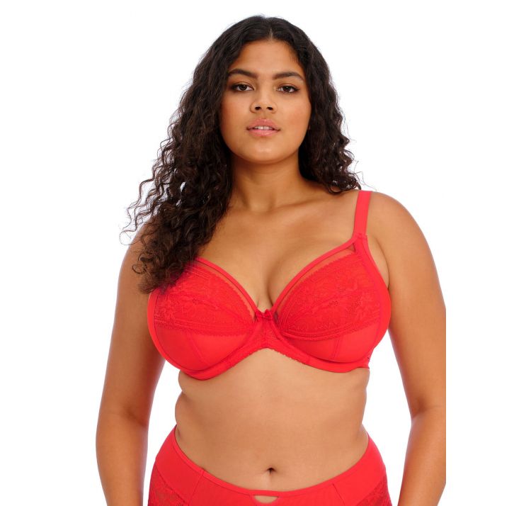 ELOMI kendra tiulowo-koronkowy biustonosz plunge bra