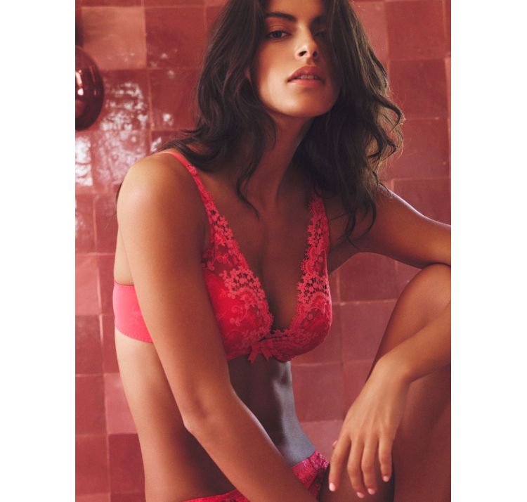 SIMONE PERELE wish koronkowy biustonosz push up z wyjmowanymi wkŁadkami