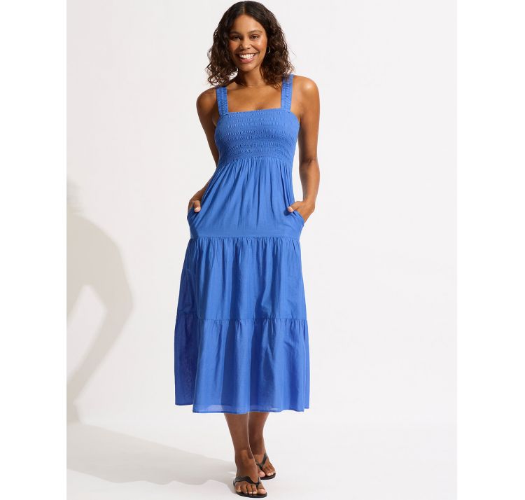 SEAFOLLY beach house baweŁniana sukienka