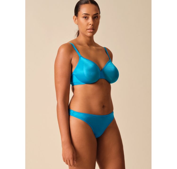 GOSSARD glossies tiulowy biustonosz z tŁoczonĄ miskĄ bezszwowĄ moulded bra