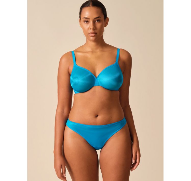 GOSSARD glossies tiulowy biustonosz z tŁoczonĄ miskĄ bezszwowĄ moulded bra