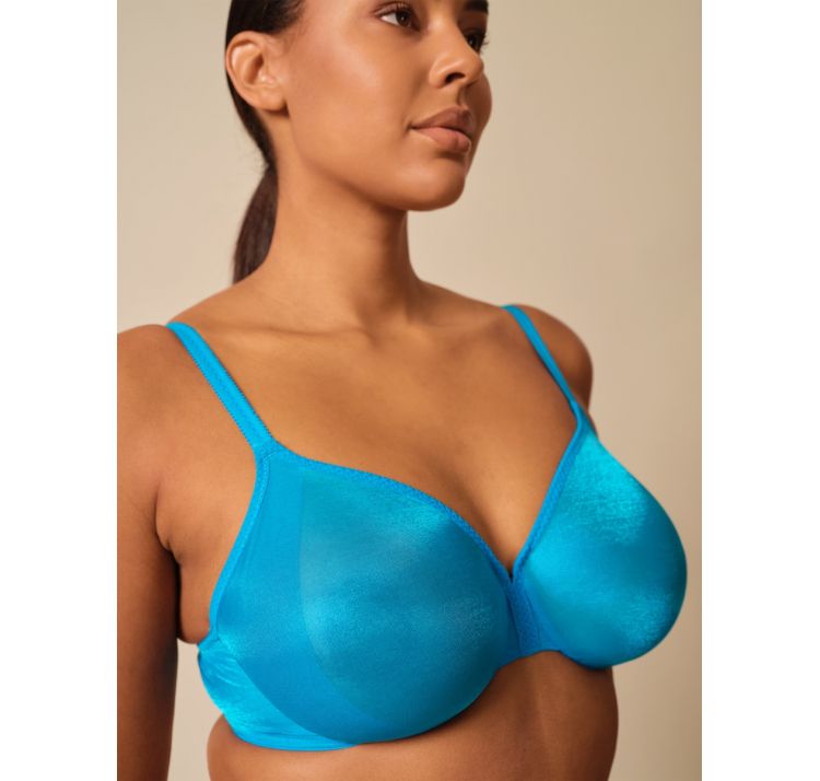 GOSSARD glossies tiulowy biustonosz z tŁoczonĄ miskĄ bezszwowĄ moulded bra