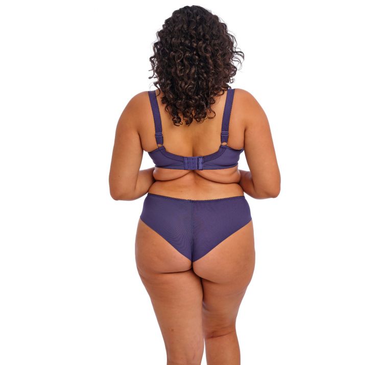 ELOMI himari tiulowy biustonosz z haftem plunge bra