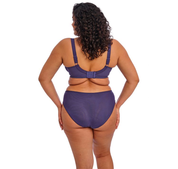 ELOMI himari tiulowy biustonosz z haftem plunge bra