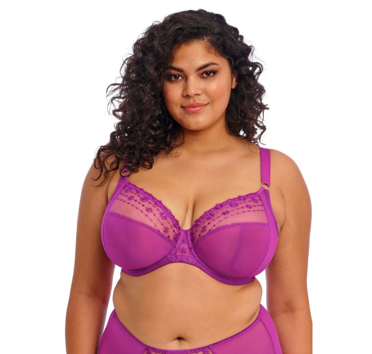 ELOMI matilda tiulowy biustonosz plunge