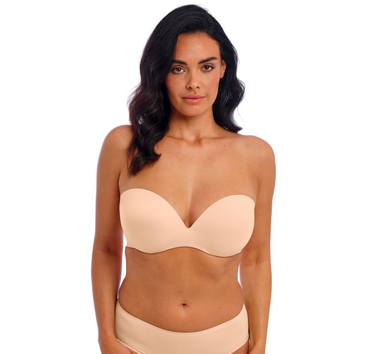 WACOAL ines secret gŁadki biustonosz bez ramiĄczek push-up