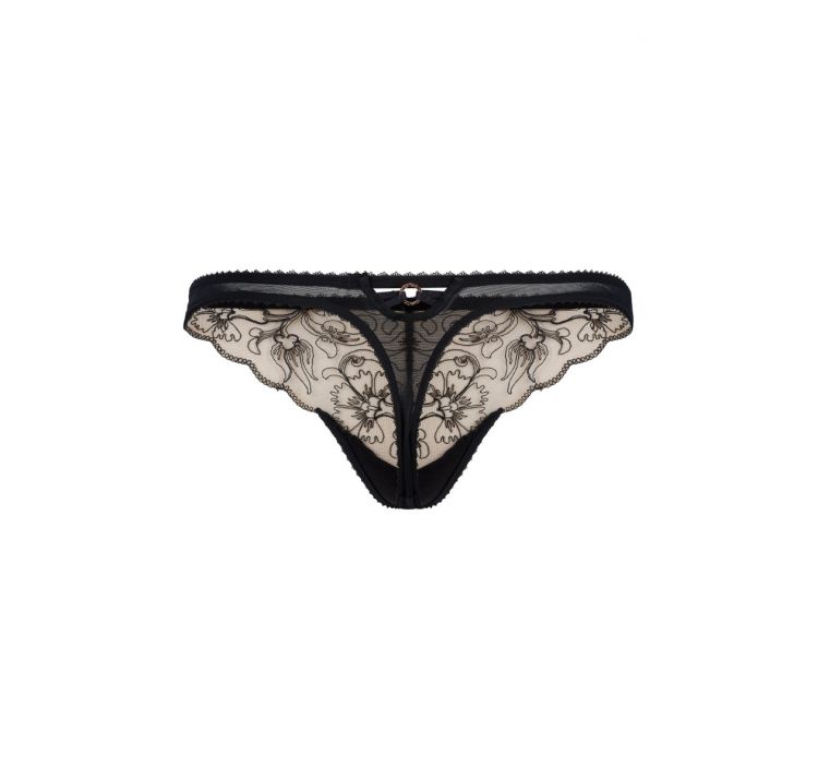 GOSSARD vip fleur de nuit stringi z efektem tatuaŻu