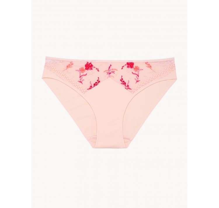 PASSIONATA suzy koronkowe figi z kwiatowym haftem