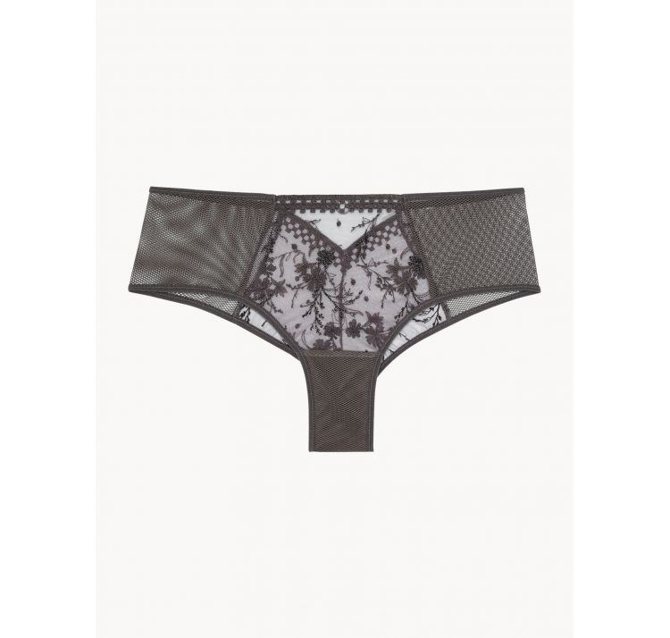 PASSIONATA suzy koronkowe szorty z kwiatowym haftem