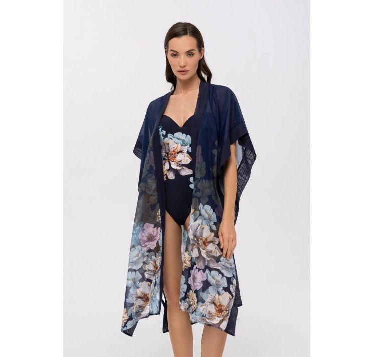 MARC&ANDRE midnight bloom tunika 70% baweŁna 30% jedwab