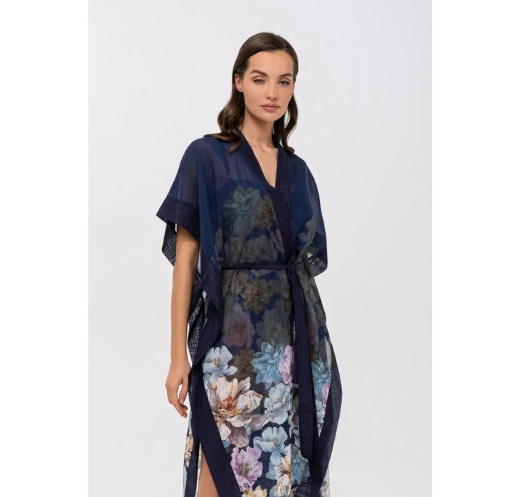 MARC&ANDRE midnight bloom tunika 70% baweŁna 30% jedwab