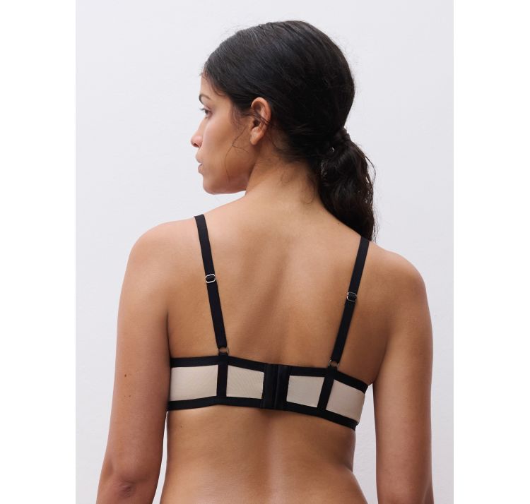 CHANTELLE PULP lush lekko usztywniany biustonosz haftowany w kwiaty