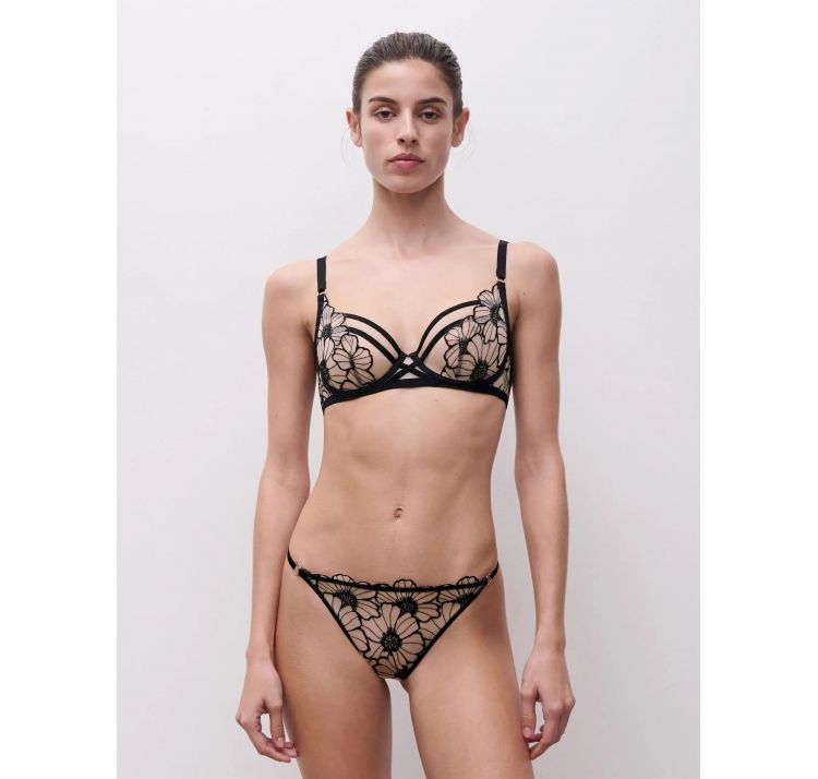 CHANTELLE PULP lush biustonosz haftowany w kwiaty