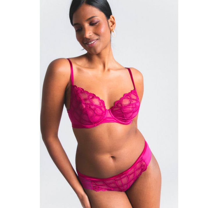 MAISON LEJABY bold haftowany biustonosz z trÓjdzielnĄ miseczkĄ