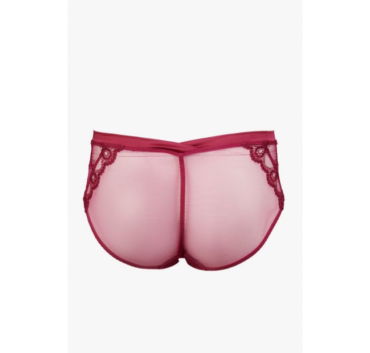 MAISON LEJABY bold haftowane wysokie majtki