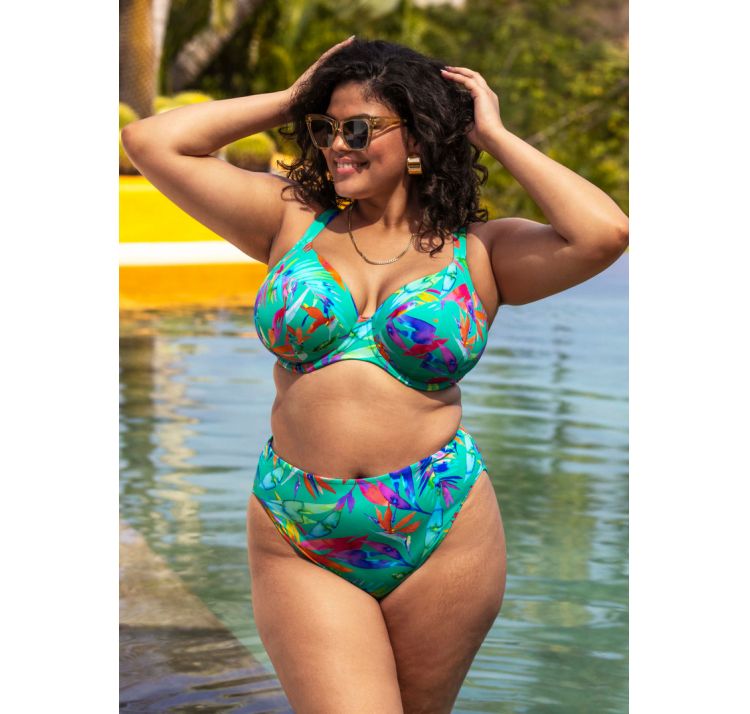 ELOMI SWIM toyama beach Średniozabudowane majtki bikini