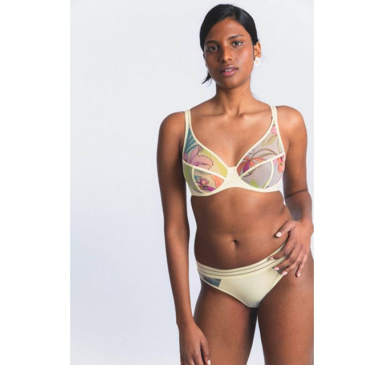 MAISON LEJABY nufit garden 3p uw bra tiulowy biustonosz