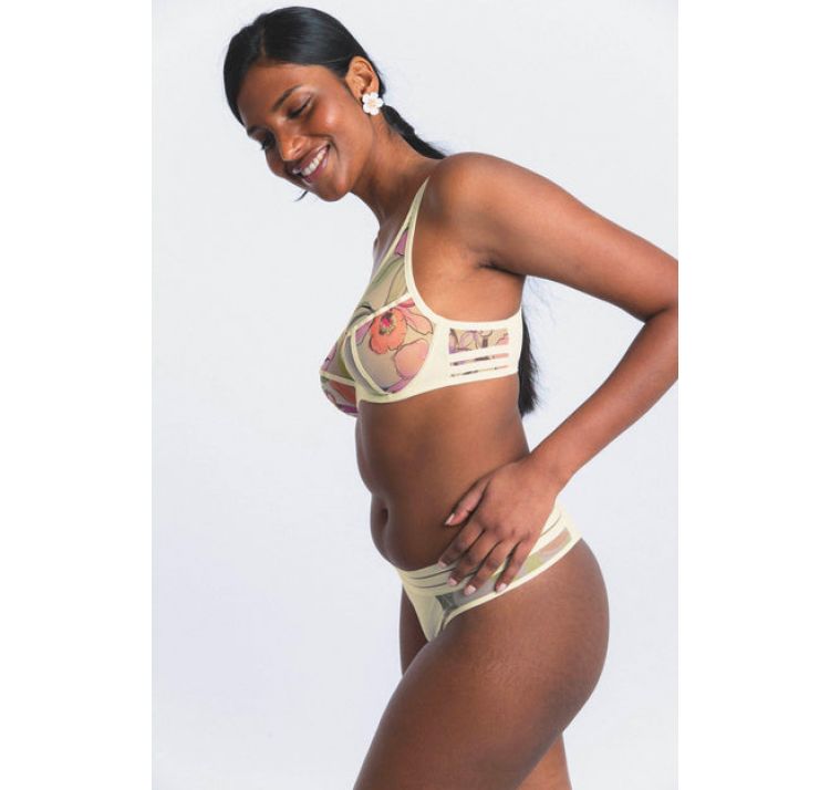 MAISON LEJABY nufit garden 3p uw bra tiulowy biustonosz