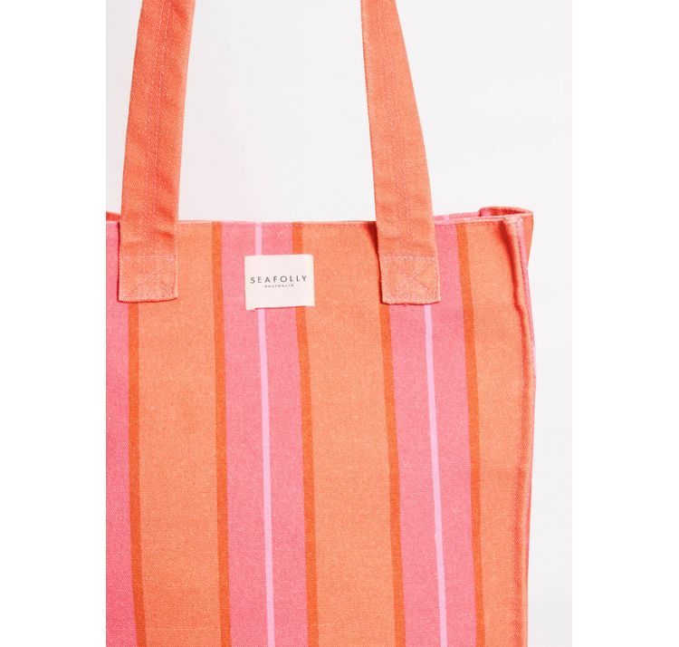 SEAFOLLY aurora zapinana na suwak torba plaŻowa 40% baweŁna