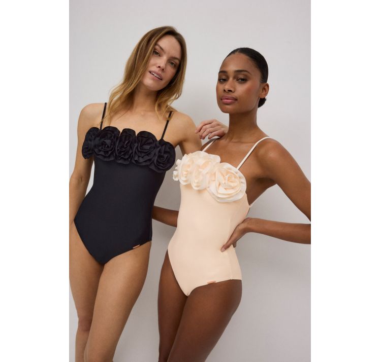YSABEL MORA volume flower kostium jednoczĘŚciowy z wyjmowanymi wkŁadkami