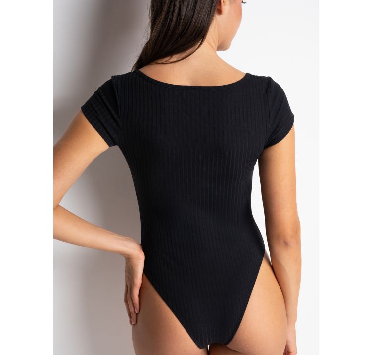 PASSIONATA isabella body w prĄŻki z krÓtkim rĘkawem