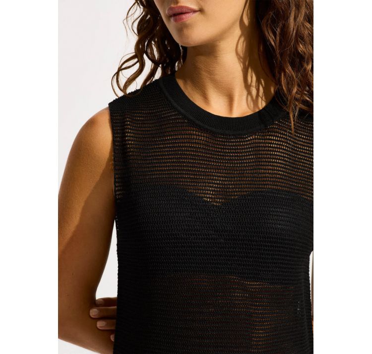 SEAFOLLY beachedit dzianinowa sukienka maxi 65% baweŁna