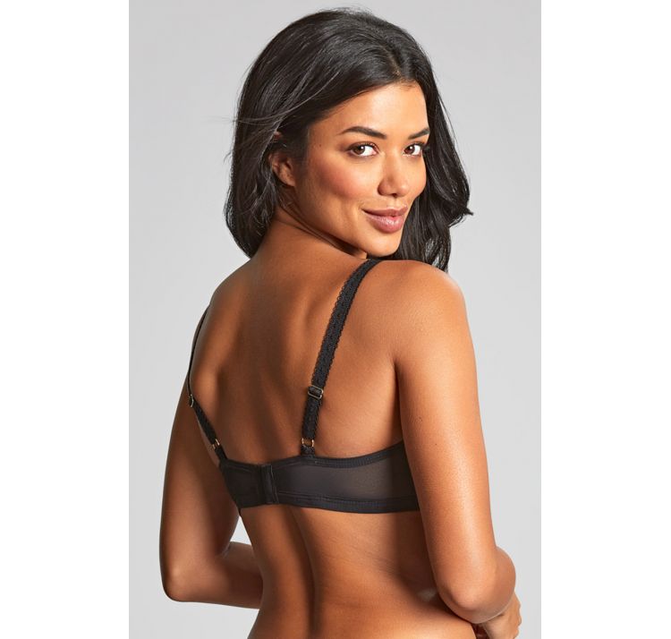 PANACHE ottilie haftowana niska balkonetka z bocznym panelem