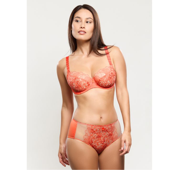 EMPREINTE agathe koronkowy biustonosz na fiszbinie low-necked bra