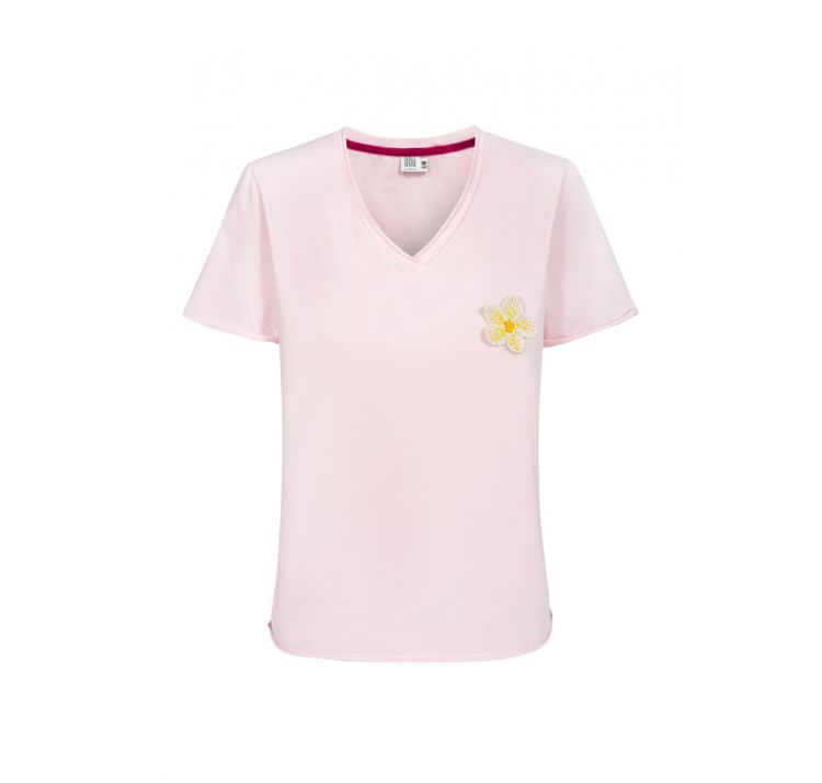 YOU BY TOKARSKA t-shirt bali z dzierganĄ aplikacjĄ