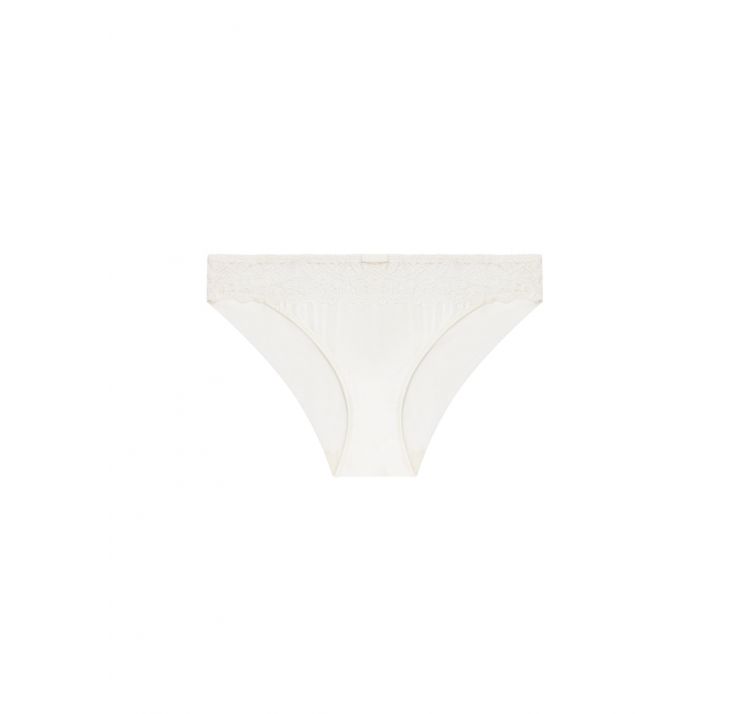 SIMONE PERELE symphonie satynowe figi z haftem i bezszwowym tyŁem