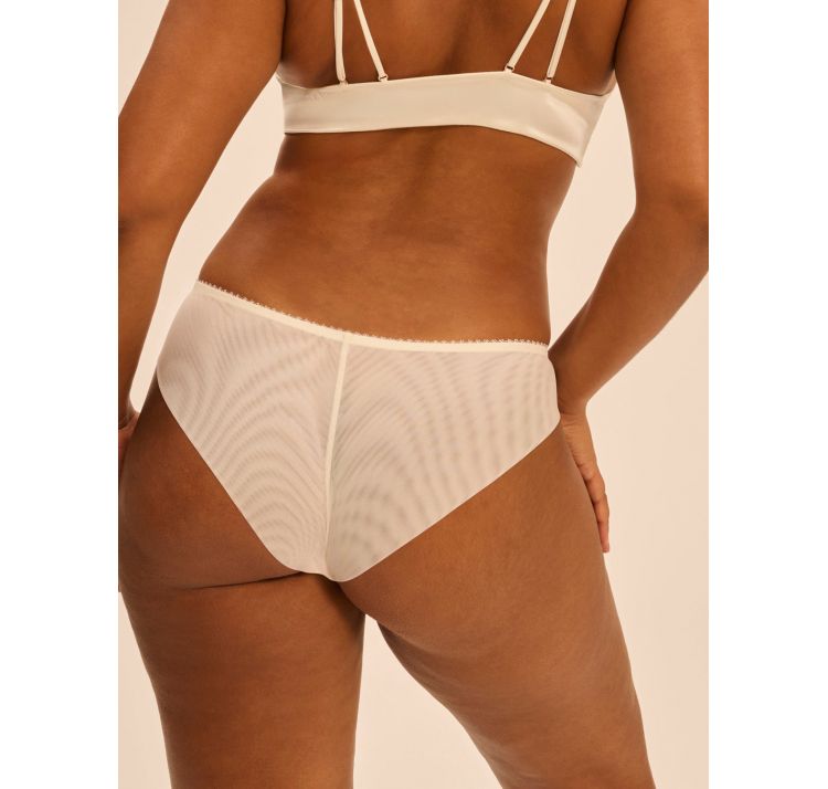 SIMONE PERELE symphonie satynowe figi z haftem i bezszwowym tyŁem