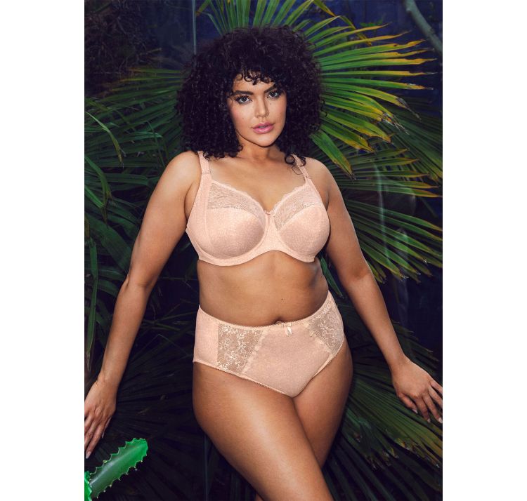 ELOMI morgan biustonosz na fiszbinach z elastycznĄ koronkĄ