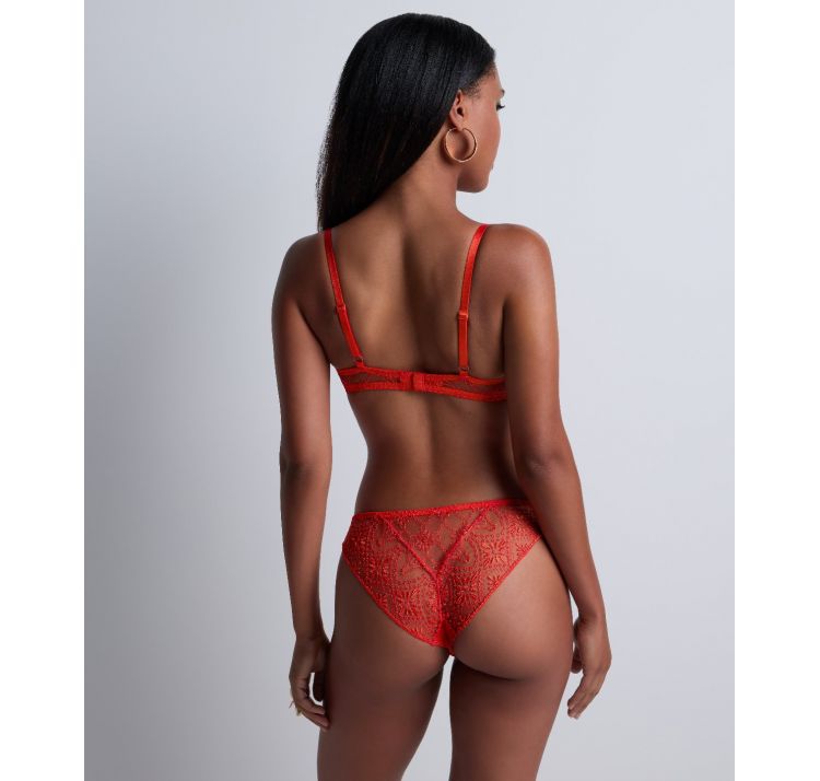 AUBADE PARIS losing my mind koronkowy biustonosz balkonetka half-cup