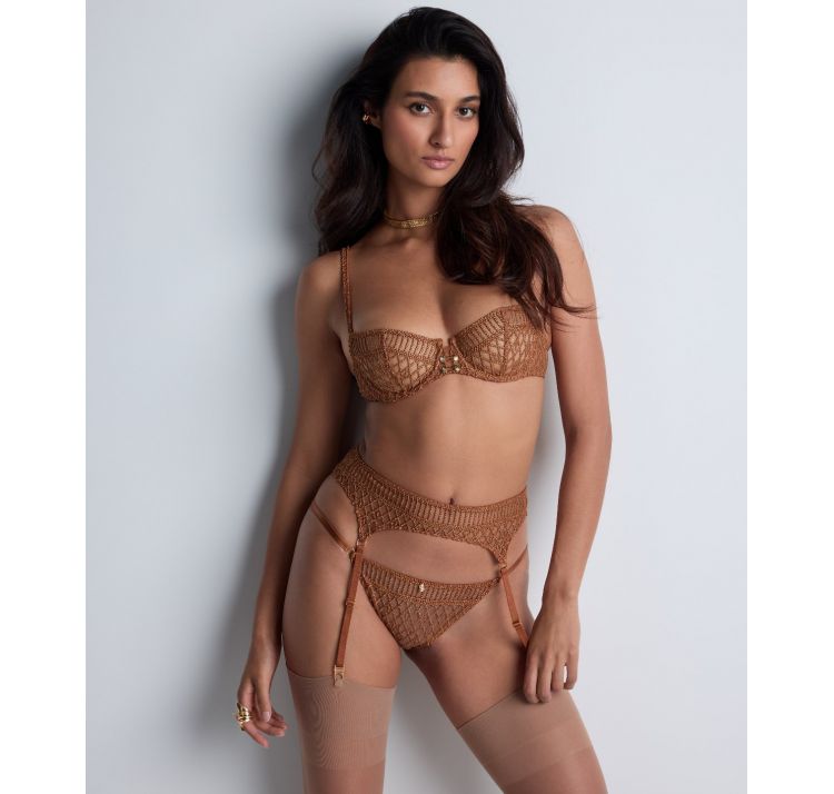 AUBADE PARIS stardust dream koronkowy biustonosz half-cup