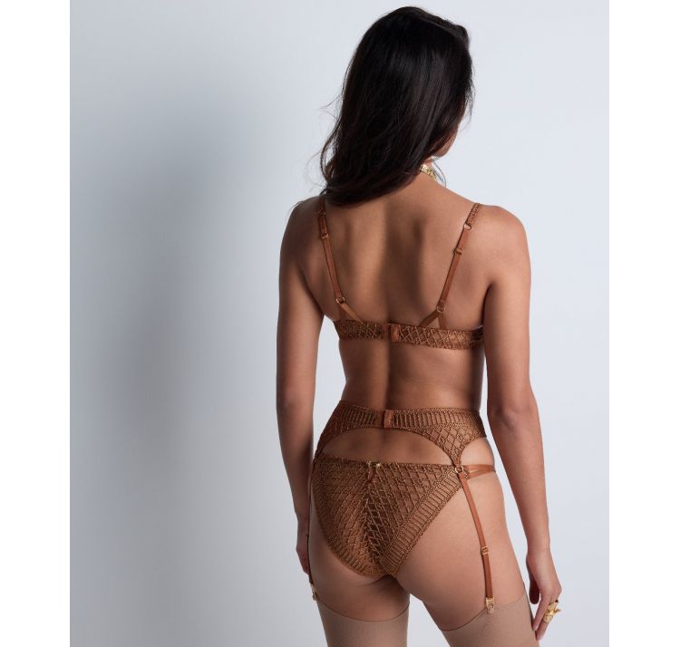 AUBADE PARIS stardust dream koronkowy biustonosz half-cup