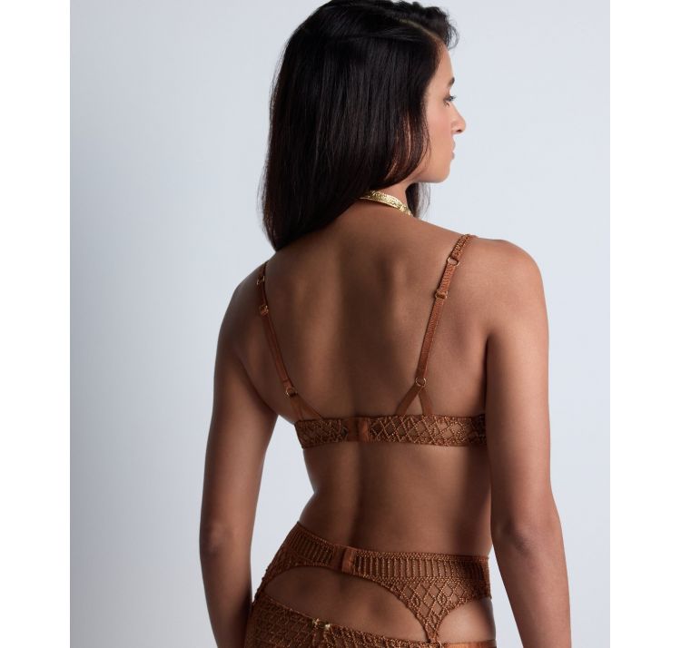 AUBADE PARIS stardust dream koronkowy biustonosz half-cup