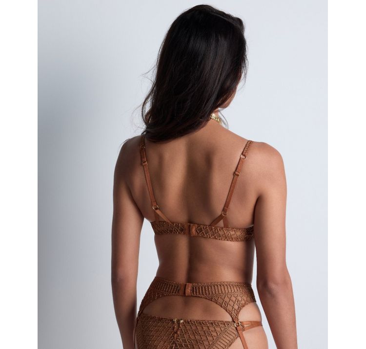 AUBADE PARIS stardust dream koronkowy biustonosz half-cup