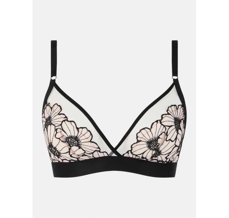 CHANTELLE PULP lush bezfiszbinowa braletka haftowana w kwiaty