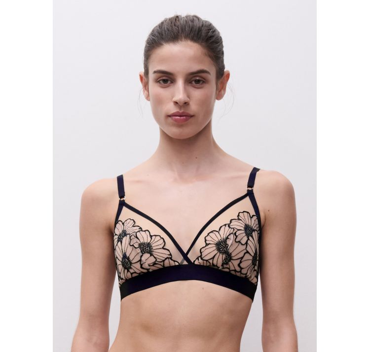 CHANTELLE PULP lush bezfiszbinowa braletka haftowana w kwiaty