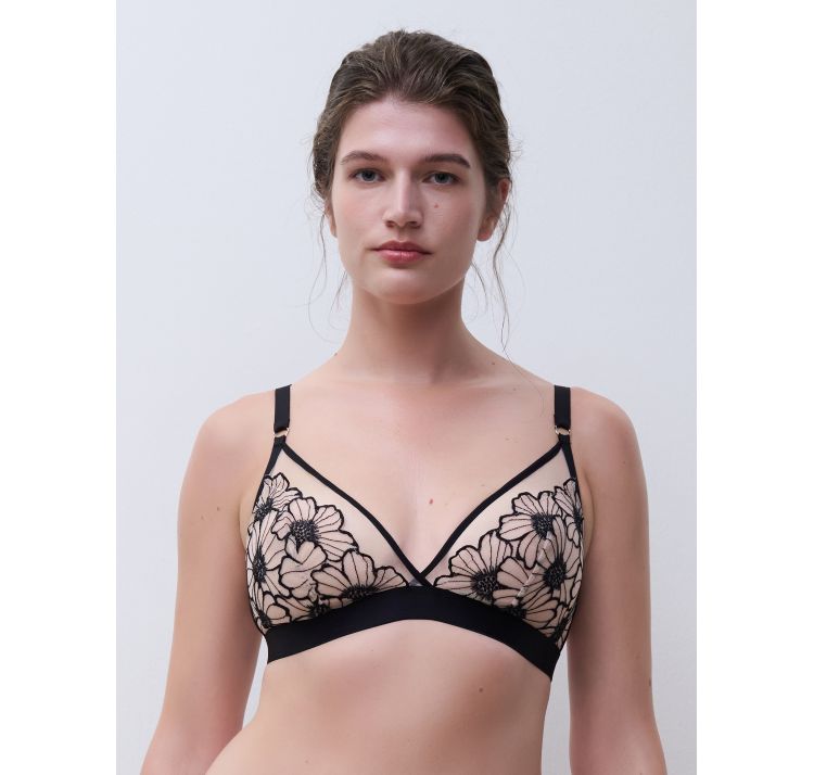 CHANTELLE PULP lush bezfiszbinowa braletka haftowana w kwiaty