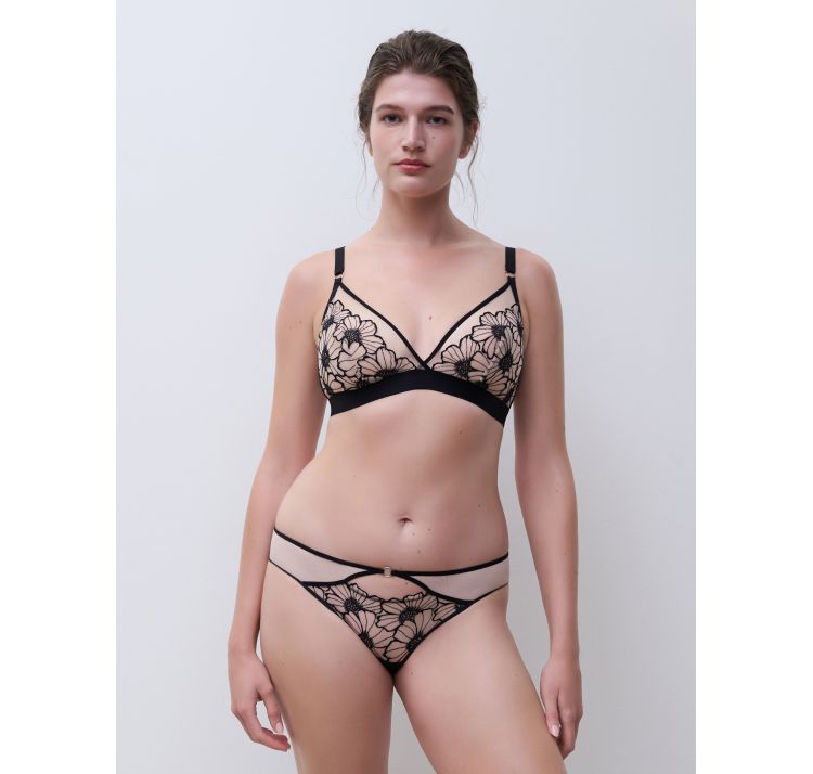 CHANTELLE PULP lush bezfiszbinowa braletka haftowana w kwiaty