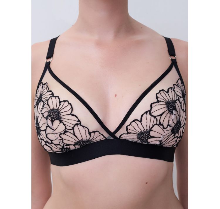 CHANTELLE PULP lush bezfiszbinowa braletka haftowana w kwiaty